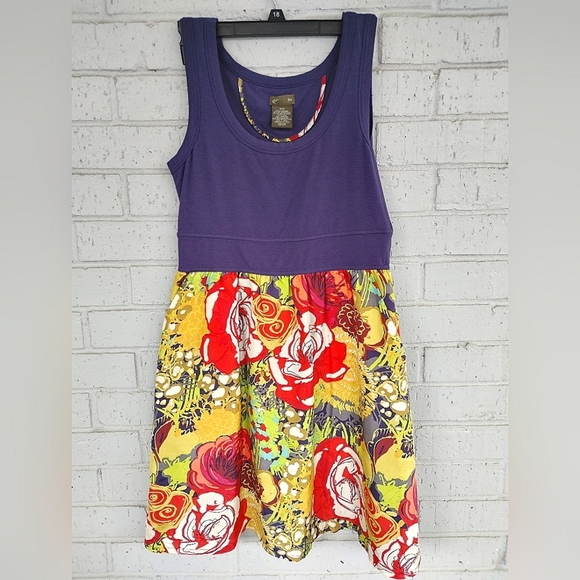 Anthropologie Dresses & Skirts - Anthropologie Fei Floral Silk Dress Size S/P
